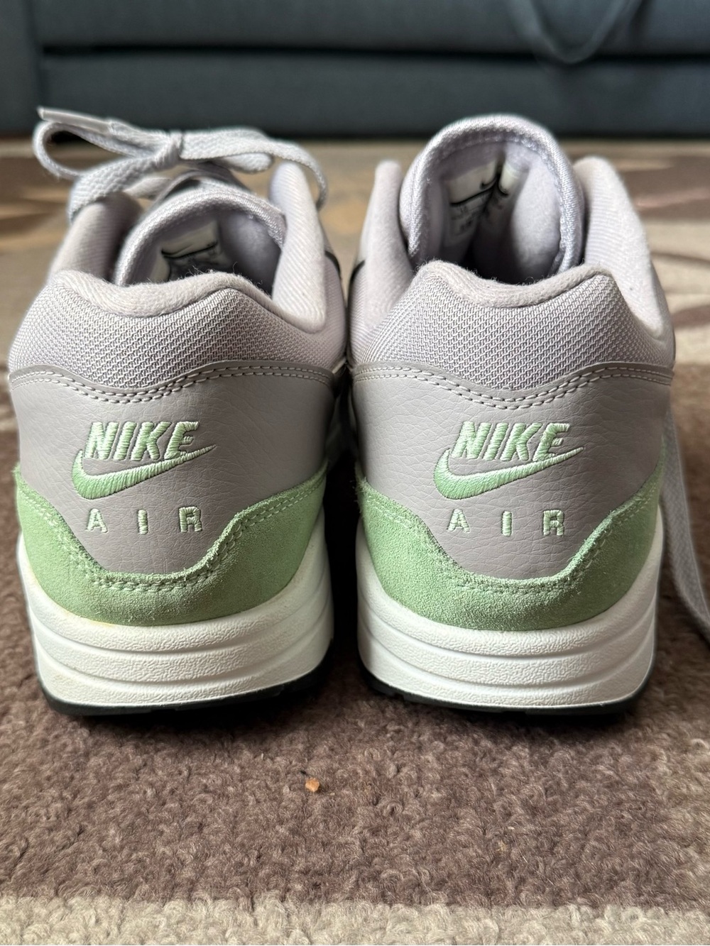 Nike Air Max 1 Mint Green Grey - Picture 3 of 6